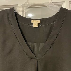 J Crew black blouse size XS